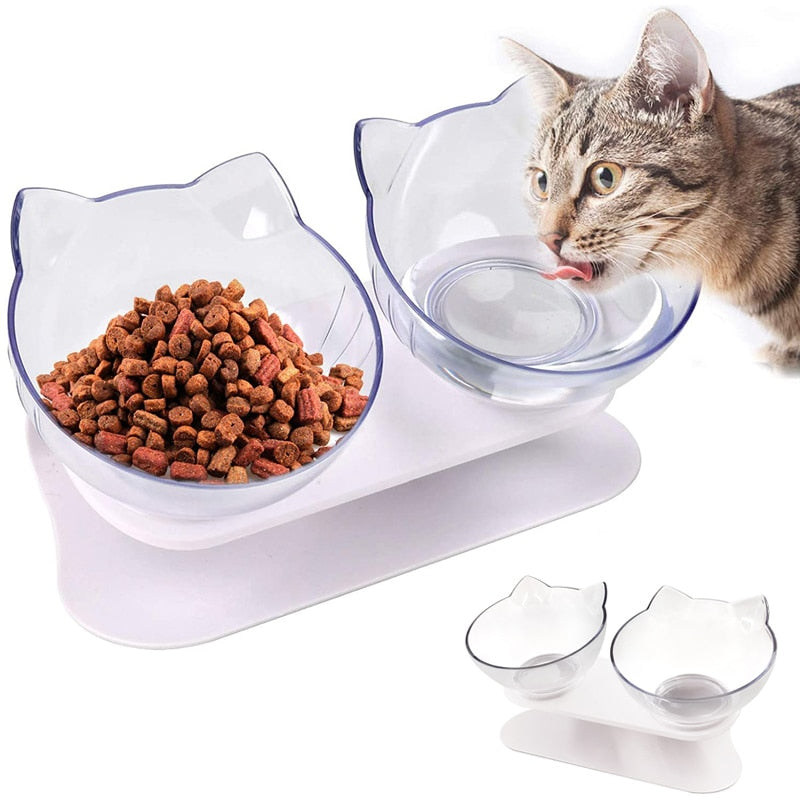 Cat Bowl with Raise Stand